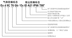 奇辰LED防爆灯QC-FB001-A防爆标志详解